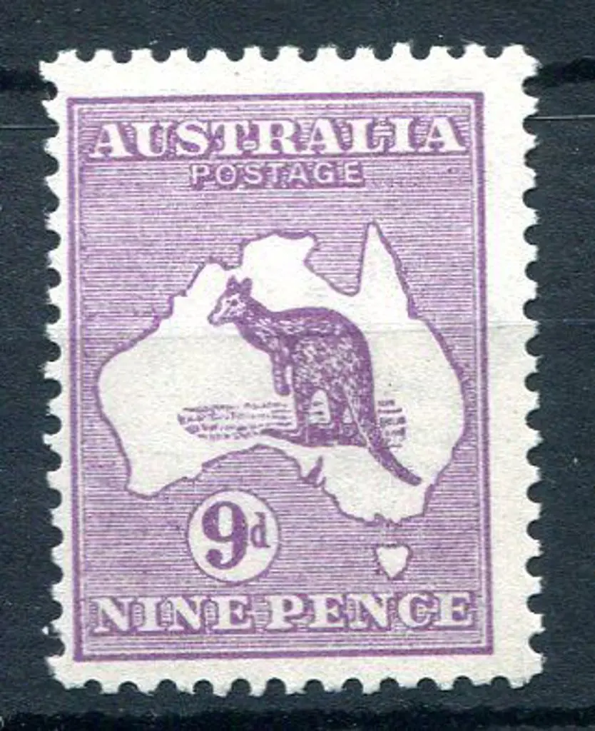 9d violet, Die II. MUH, centred left. ACSC 26A, ... Image 1++