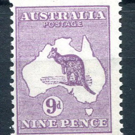 9d violet, Die II. MUH, centred left. ACSC 26A, ...