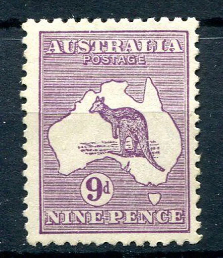 9d violet, Die IIB with inverted wmk. MLH. ACSC ... Image 1++