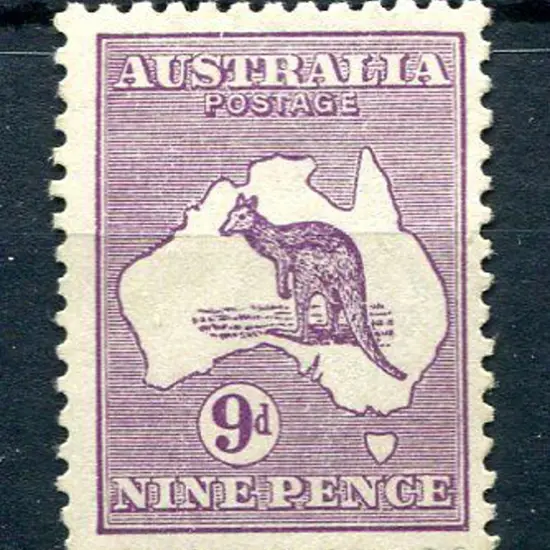 9d violet, Die IIB with inverted wmk. MLH. ACSC ...