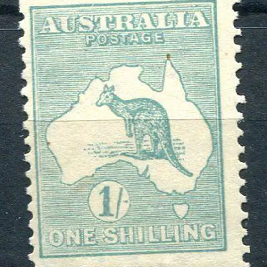 1/- blue-green, Die IIB with sideways wmk. MLH ...