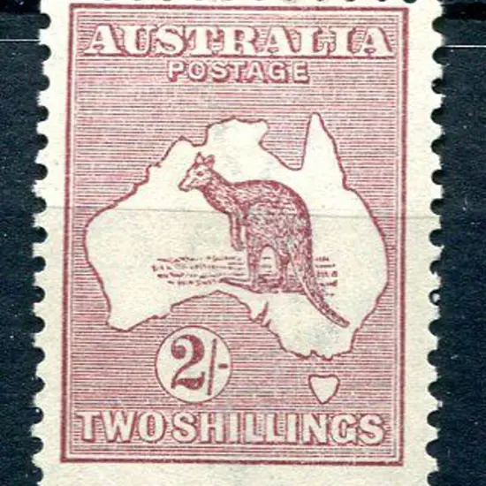 2/- maroon with inverted wmk. MLH, centred high. ...