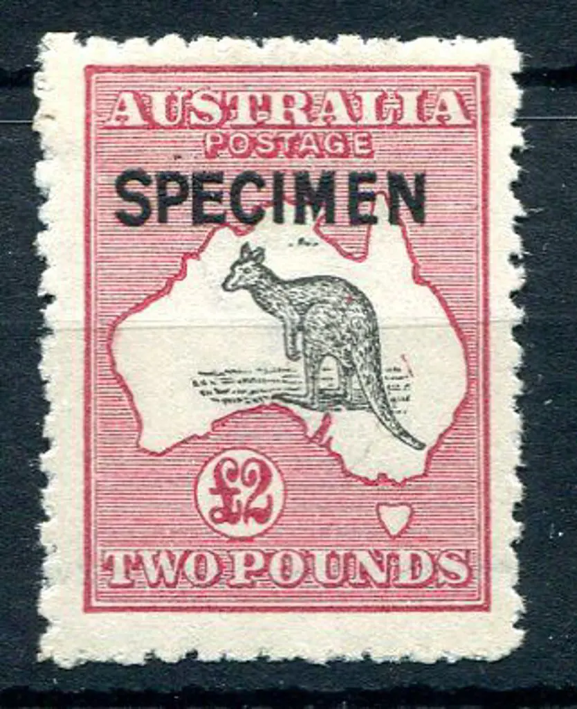 £2 grey-black & crimson ovptd "SPECIMEN" type B. ... Image 1++