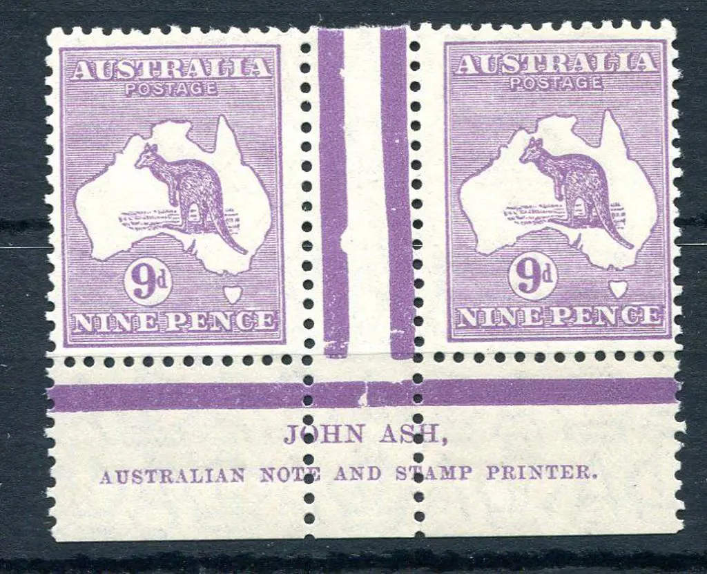 9d red-violet, Plate 3 John Ash "N over N" imprint ... Image 1++