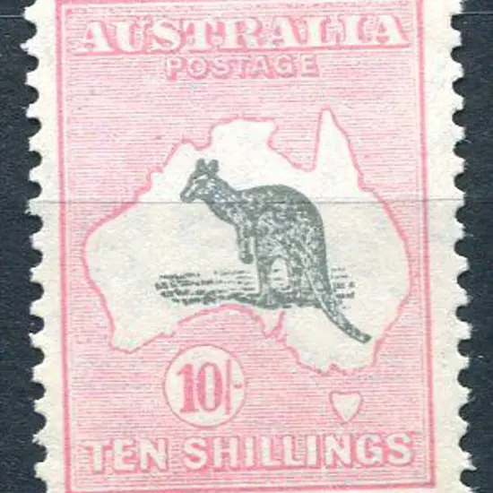 10/- grey & pink. Superb MUH. ACSC 49, Cat. $3000