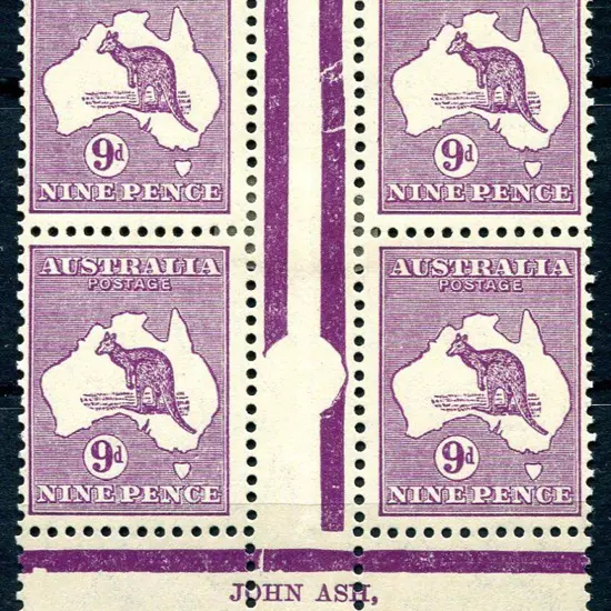 9d deep bright violet, Plate 3, second state in ...