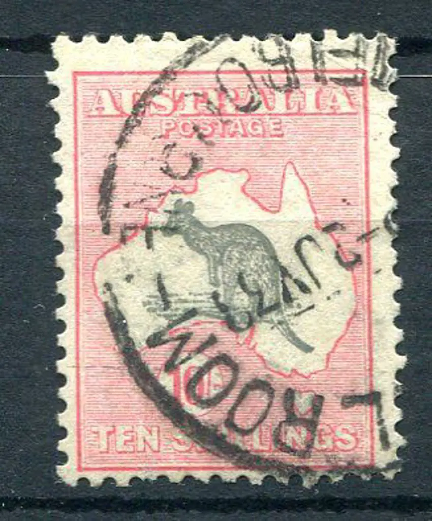 10/- grey-black & rose-crimson. Good to fine used ... Image 1++