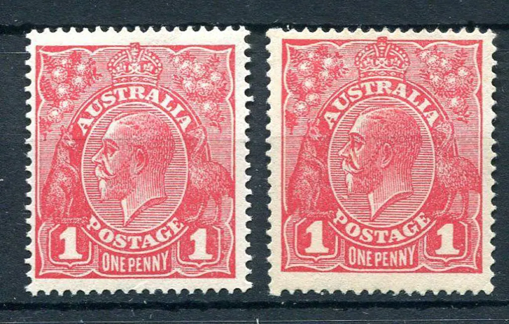 1914-20 Single Watermark 1d carmine-red, Die III ... Image 1++