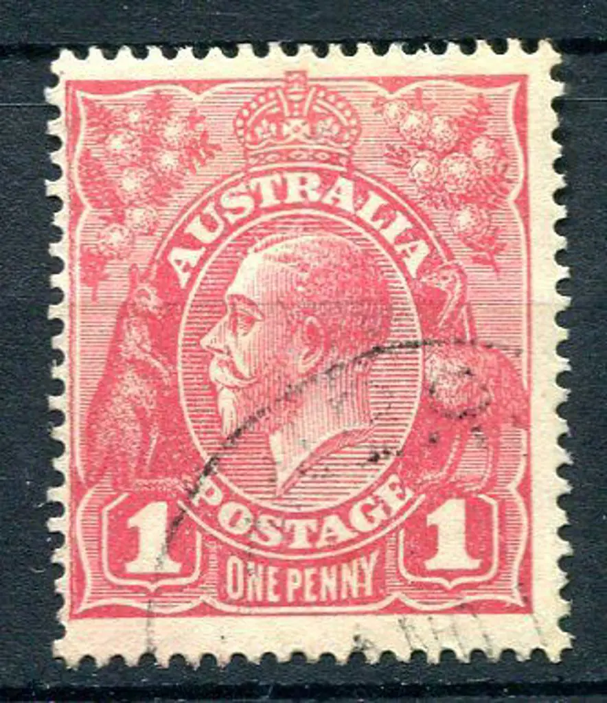 1914-20 Single Watermark 1d carmine-rose with "N-Y ... Image 1++