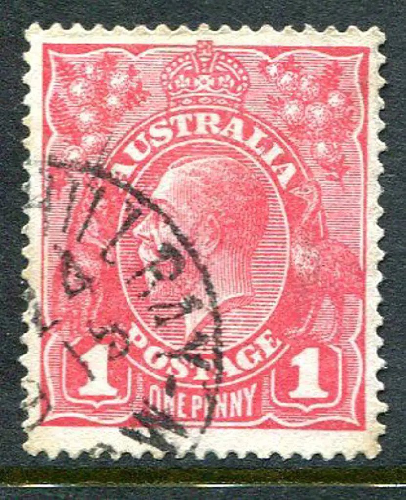 1914-20 Single Watermark 1d salmon red, Die II. ... Image 1++