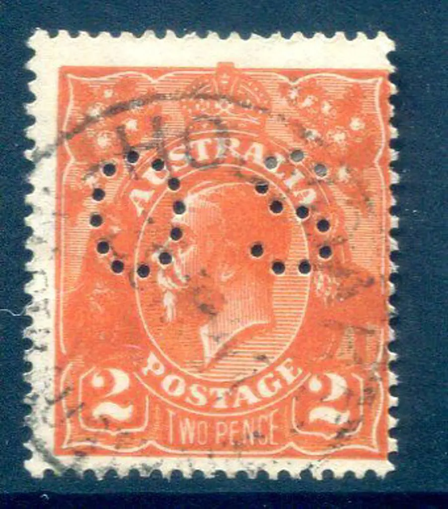 1914-20 Single Watermark 2d intense orange-aniline ... Image 1++