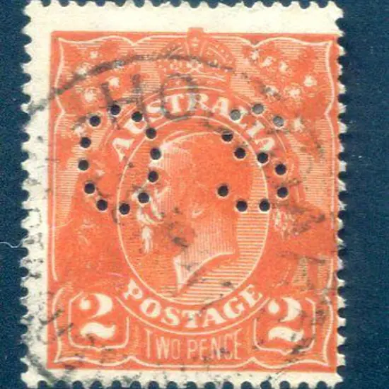 1914-20 Single Watermark 2d intense orange-aniline ...