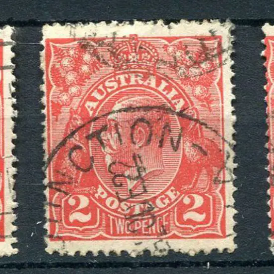 1914-20 Single Watermark 2d reds x 3 each ...
