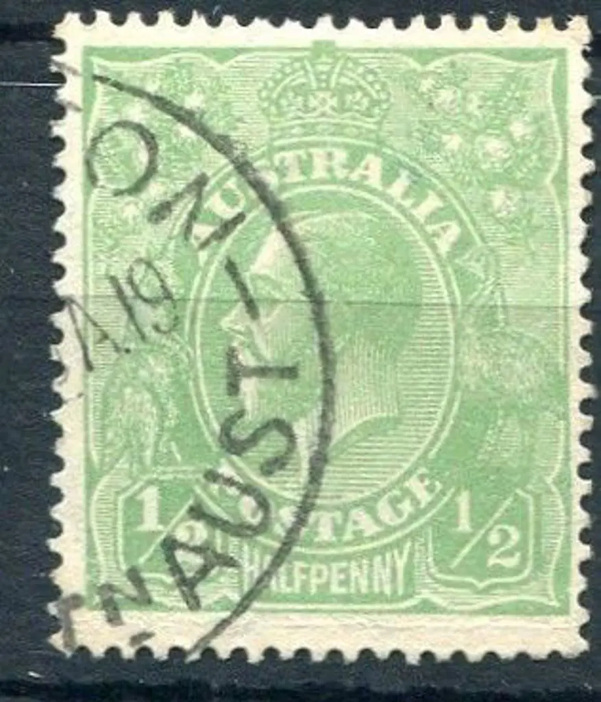 1918-20 Large Multiple Watermark Perf.14 ½d ... Image 1++