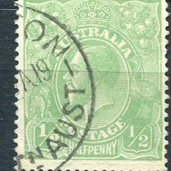 1918-20 Large Multiple Watermark Perf.14 ½d ...