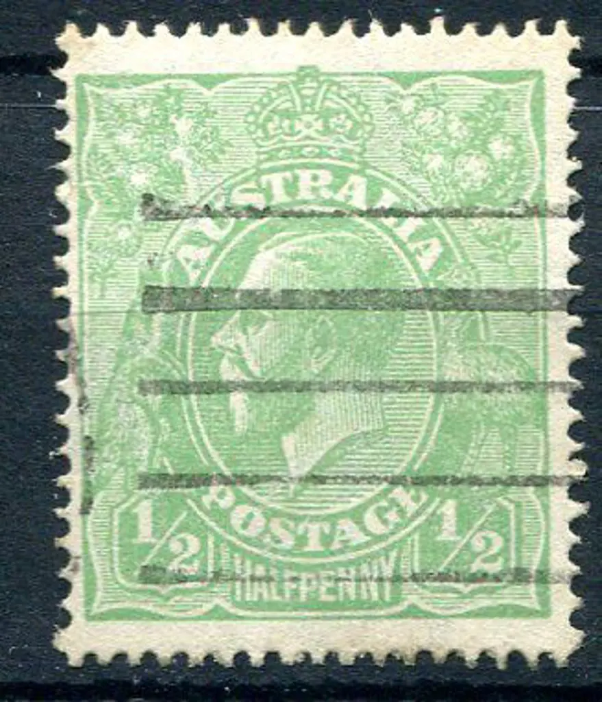 1918-20 Large Multiple Watermark ½d green, comb ... Image 1++