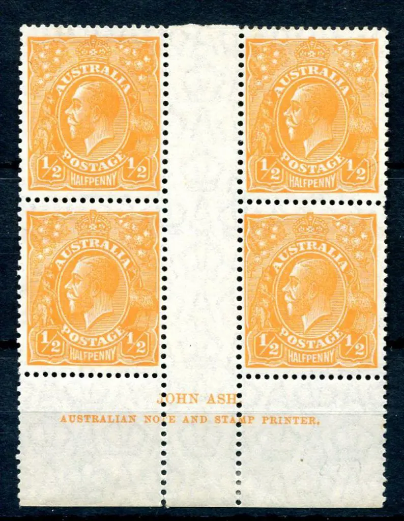 1926-30 Small Multiple Watermark Perf. 13½x12½ ½d ... Image 1++