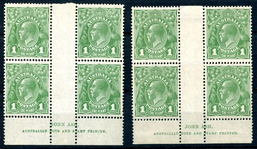 1926-30 Small Multiple Watermark Perf. 13½x12½ 1d ... Image 1++
