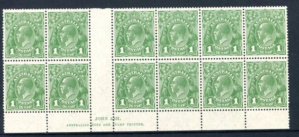 1926-30 Small Multiple Watermark Perf. 13½x12½ 1d ... Image 1++