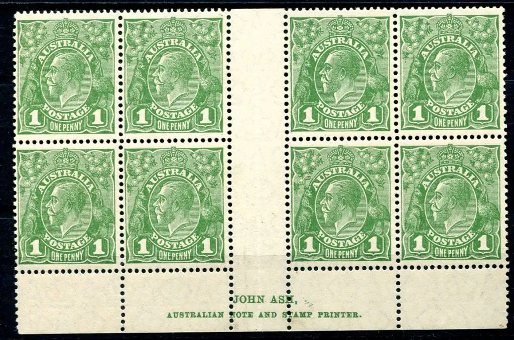 1926-30 Small Multiple Watermark Perf. 13½x12½ 1d ... Image 1++