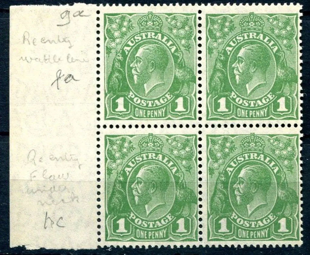 1926-30 Small Multiple Watermark Perf. 13½x12½ 1d ... Image 1++