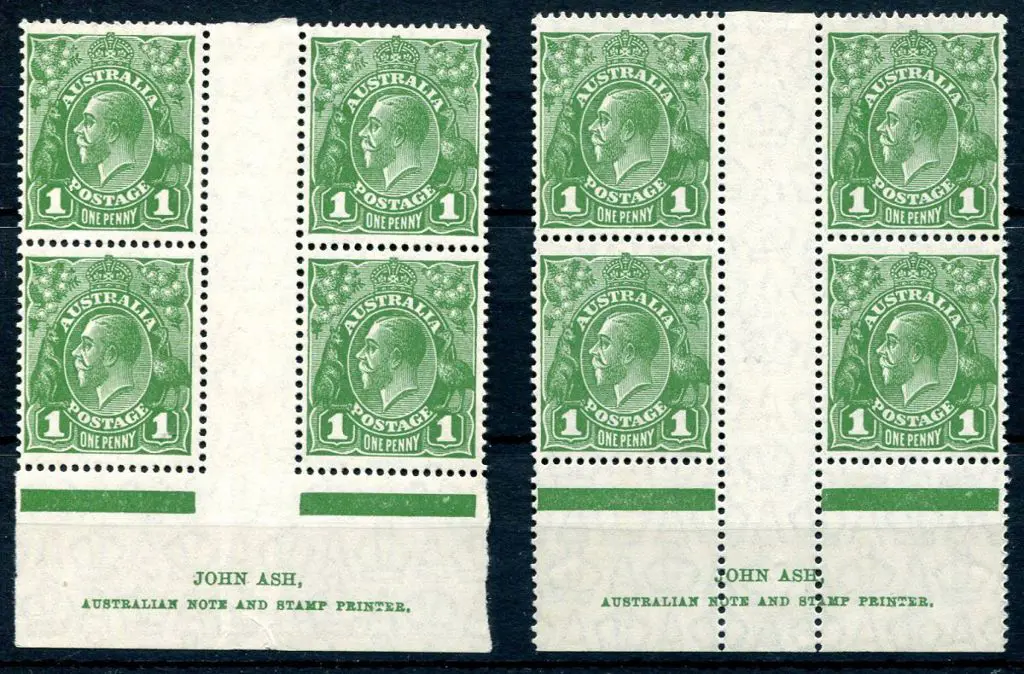 1926-30 Small Multiple Watermark Perf. 13½x12½ 1d ... Image 1++