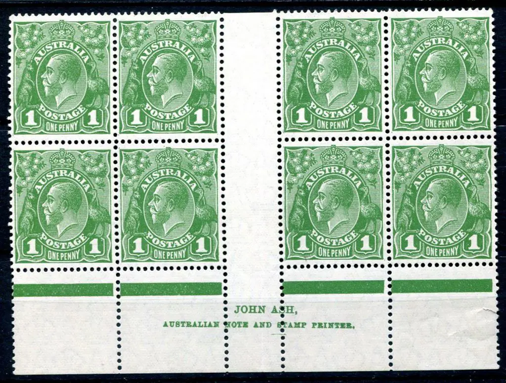 1926-30 Small Multiple Watermark Perf. 13½x12½ 1d ... Image 1++