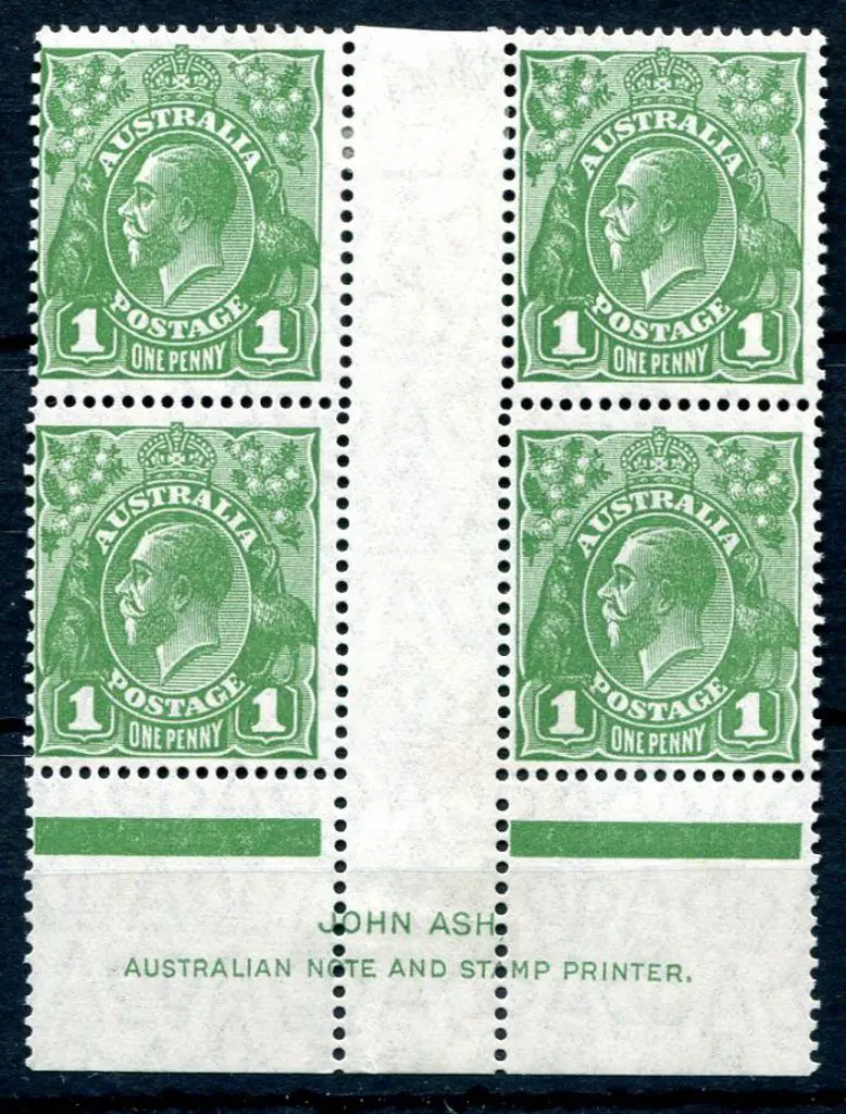 1926-30 Small Multiple Watermark Perf. 13½x12½ 1d ... Image 1++