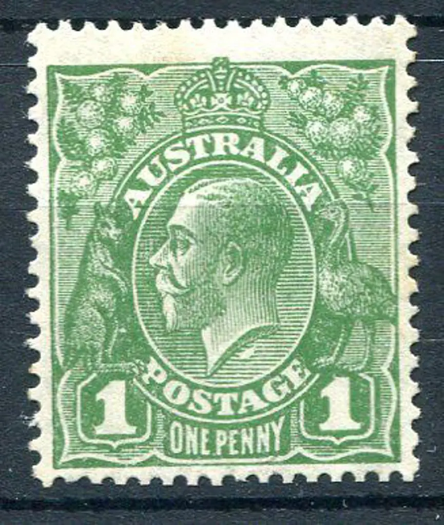 1926-30 Small Multiple Watermark Perf. 13½x12½ 1d ... Image 1++