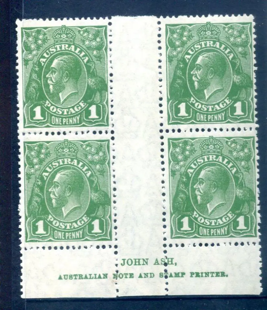 1926-30 Small Multiple Watermark Perf. 13½x12½ 1d ... Image 1++