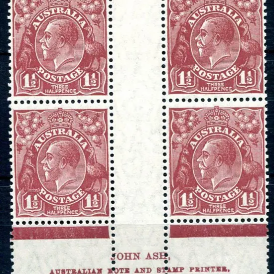 1926-30 Small Multiple Watermark Perf. 13½x12½ 1½d ...