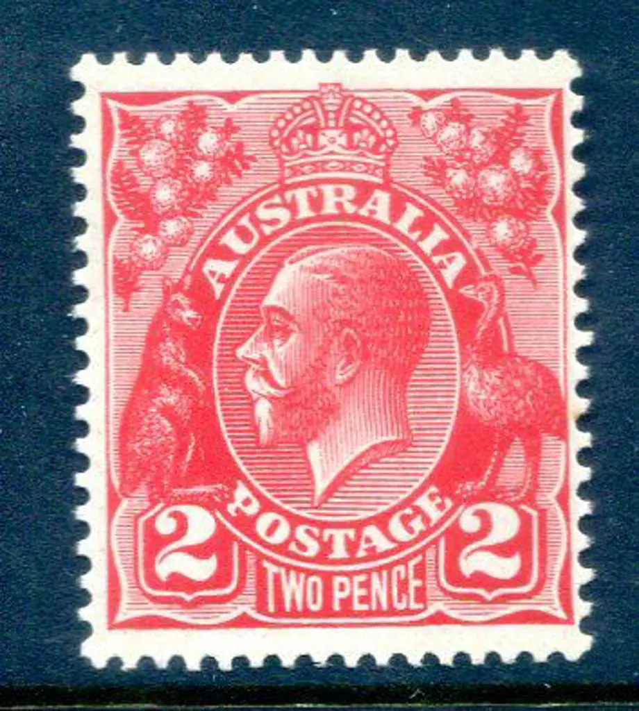1926-30 Small Multiple Watermark Perf. 2d red ... Image 1++