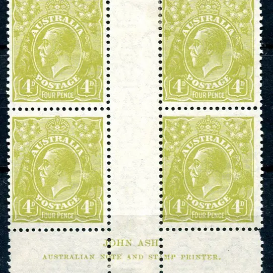 1926-30 Small Multiple Watermark Perf. 4d ...