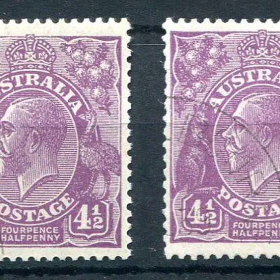 1926-30 Small Multiple Watermark Perf. 4½ d ...