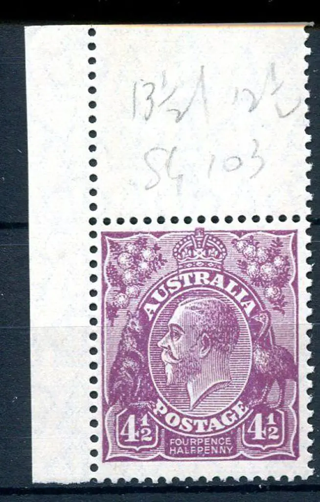 1926-30 Small Multiple Watermark Perf. 4½d deep ... Image 1++
