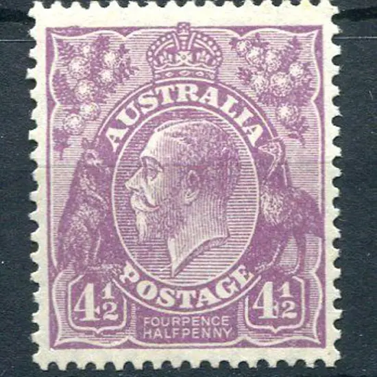 1926-30 Small Multiple Watermark Perf. 4½d violet ...
