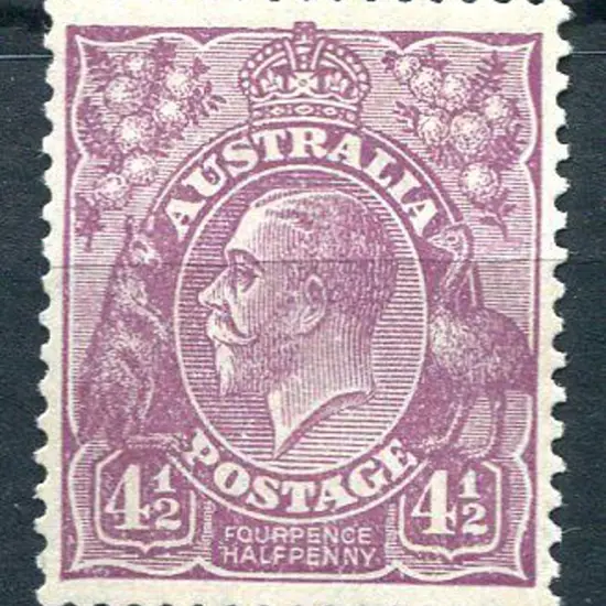1926-30 Small Multiple Watermark Perf. 4½d violet ...