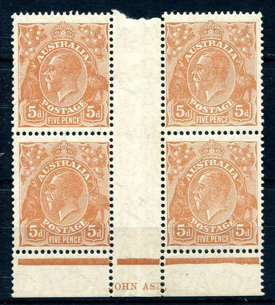 1926-30 Small Multiple Watermark Perf. 5d ... Image 1++
