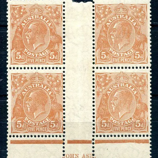 1926-30 Small Multiple Watermark Perf. 5d ...
