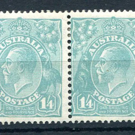1926-30 Small Multiple Watermark Perf. 1/4d ...
