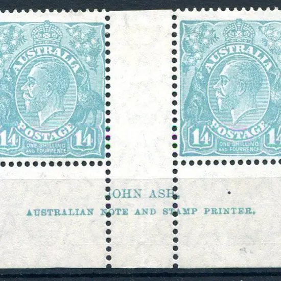 1926-30 Small Multiple Watermark Perf. 1/4d ...