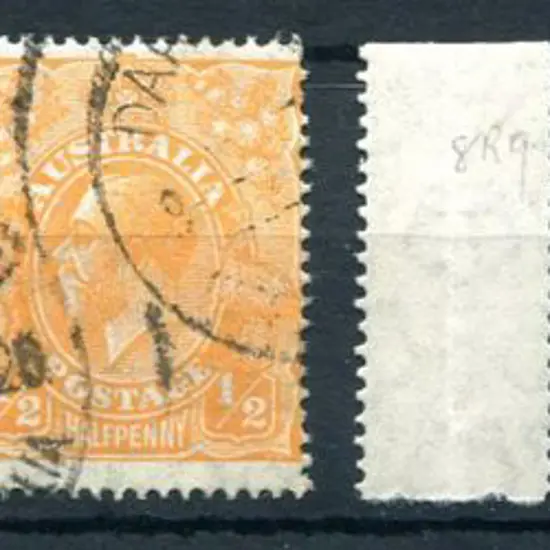 1926-30 Small Multiple Watermark Perf. 14½d orange ...