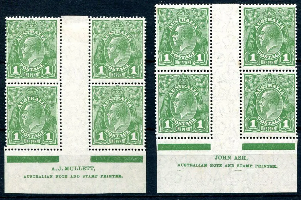 1926-30 Small Multiple Watermark Perf. 141d green ... Image 1++