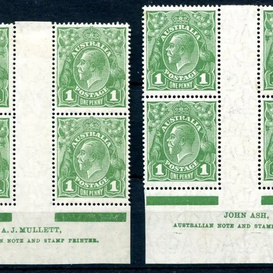 1926-30 Small Multiple Watermark Perf. 141d green ...