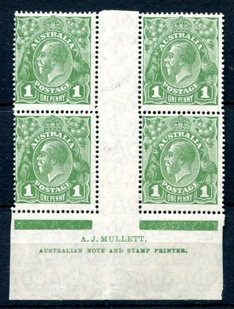 1926-30 Small Multiple Watermark Perf. 141d green ... Image 1++