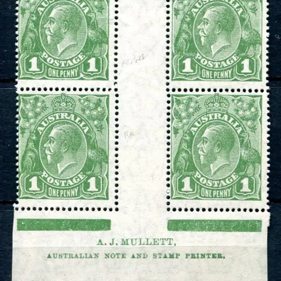 1926-30 Small Multiple Watermark Perf. 141d green ...