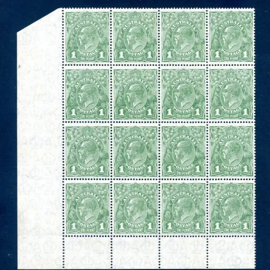 1926-30 Small Multiple Watermark Perf. 141d green ...