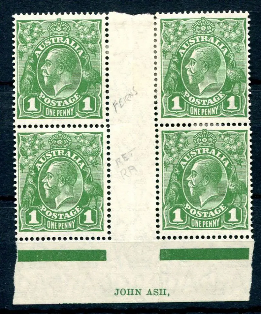 1926-30 Small Multiple Watermark Perf. 141d green ... Image 1++