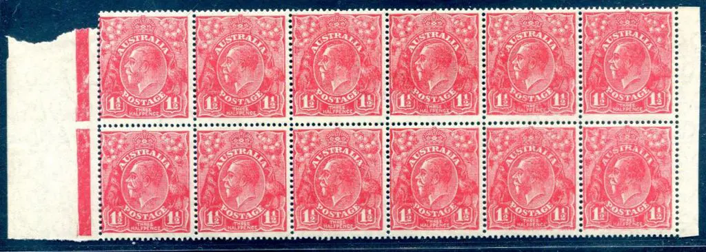 1926-30 Small Multiple Watermark Perf. 1½d red ... Image 1++