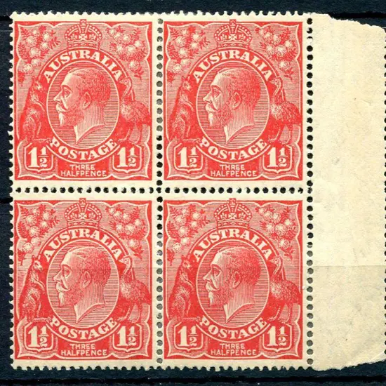 1926-30 Small Multiple Watermark Perf. 1½d golden ...